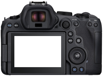 CANON EOS R6 Mark II 黑色背面