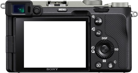 SONY ILCE-7C 银黑色背面