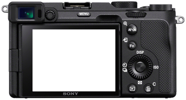 SONY ILCE-7C 黑色背面