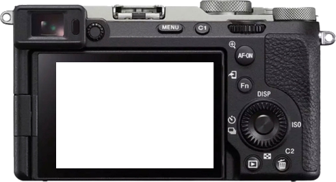 SONY ILCE-7CM2 银黑色背面